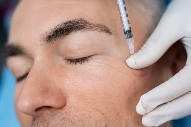 Anti-wrinkle injections targeting crow’s feet, available in Hobart and New Town.