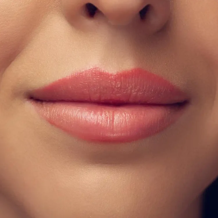 Natural lip filler results in Hobart at Heart Aesthetics for enhanced lip volume and shape.