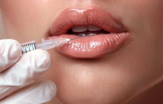 Lip filler volume enhancement treatment in Hobart at Heart Aesthetics for fuller lips.