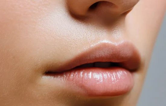 Non-surgical lip filler enhancement at Heart Aesthetics Hobart